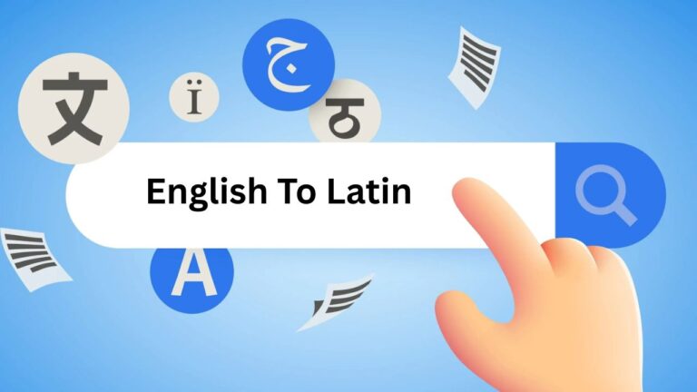 English To Latin