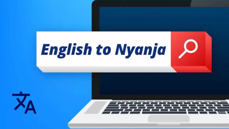 English to Nyanja