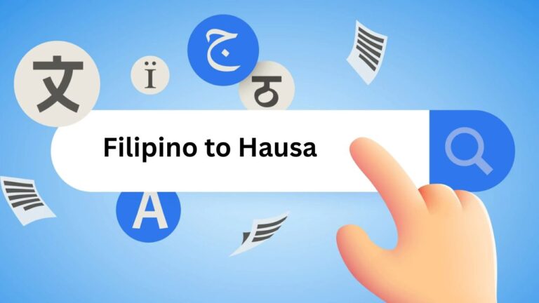 Filipino to Hausa