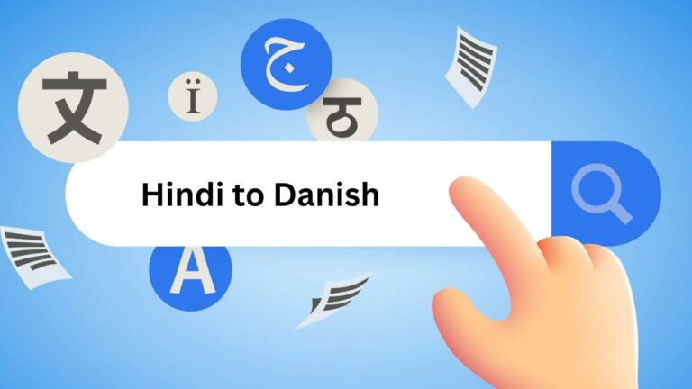 Hindi to Danish