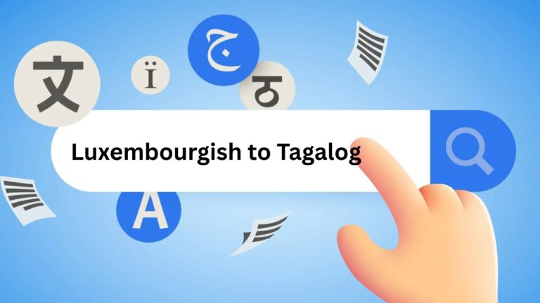 Luxembourgish to Tagalog