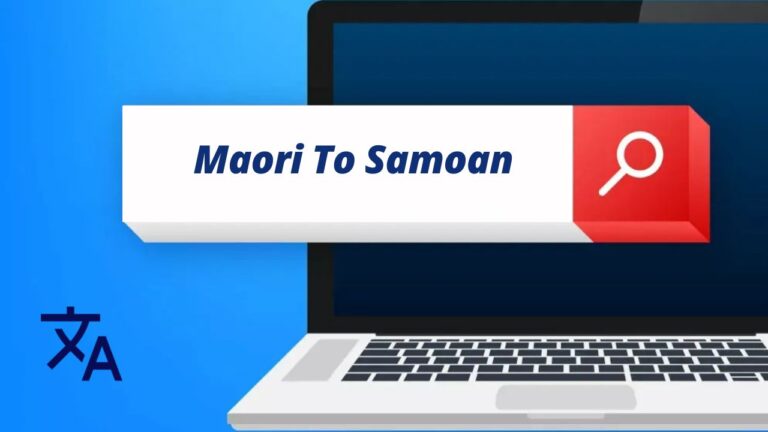 Maori To Samoan