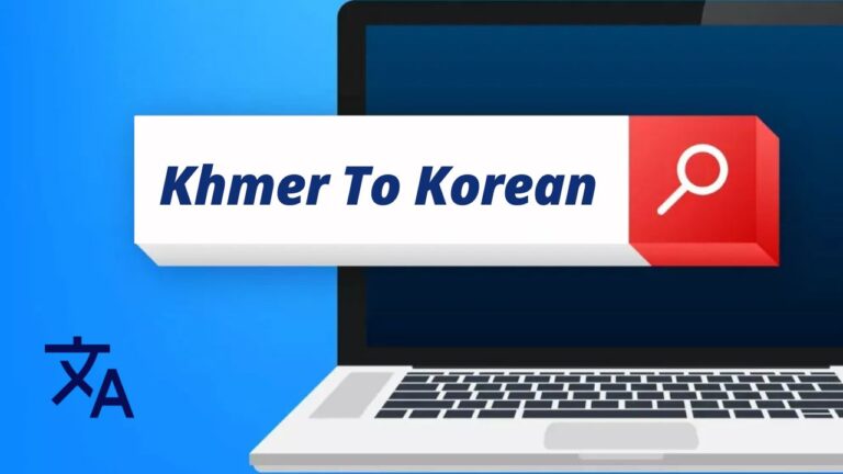 Khmer To Korean