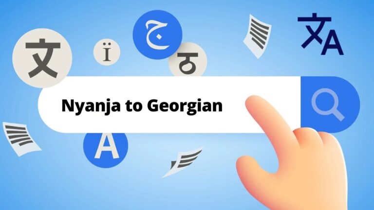 Nyanja to Georgian