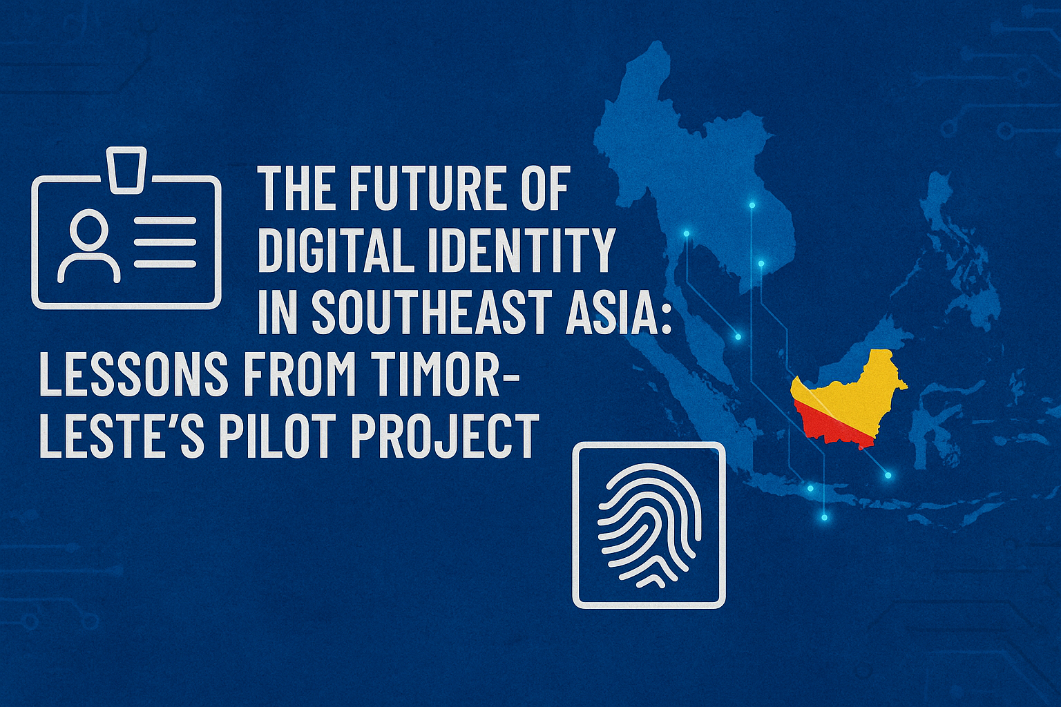 The Future of Digital Identity in Southeast Asia: Lessons from Timor-Leste’s Pilot Project