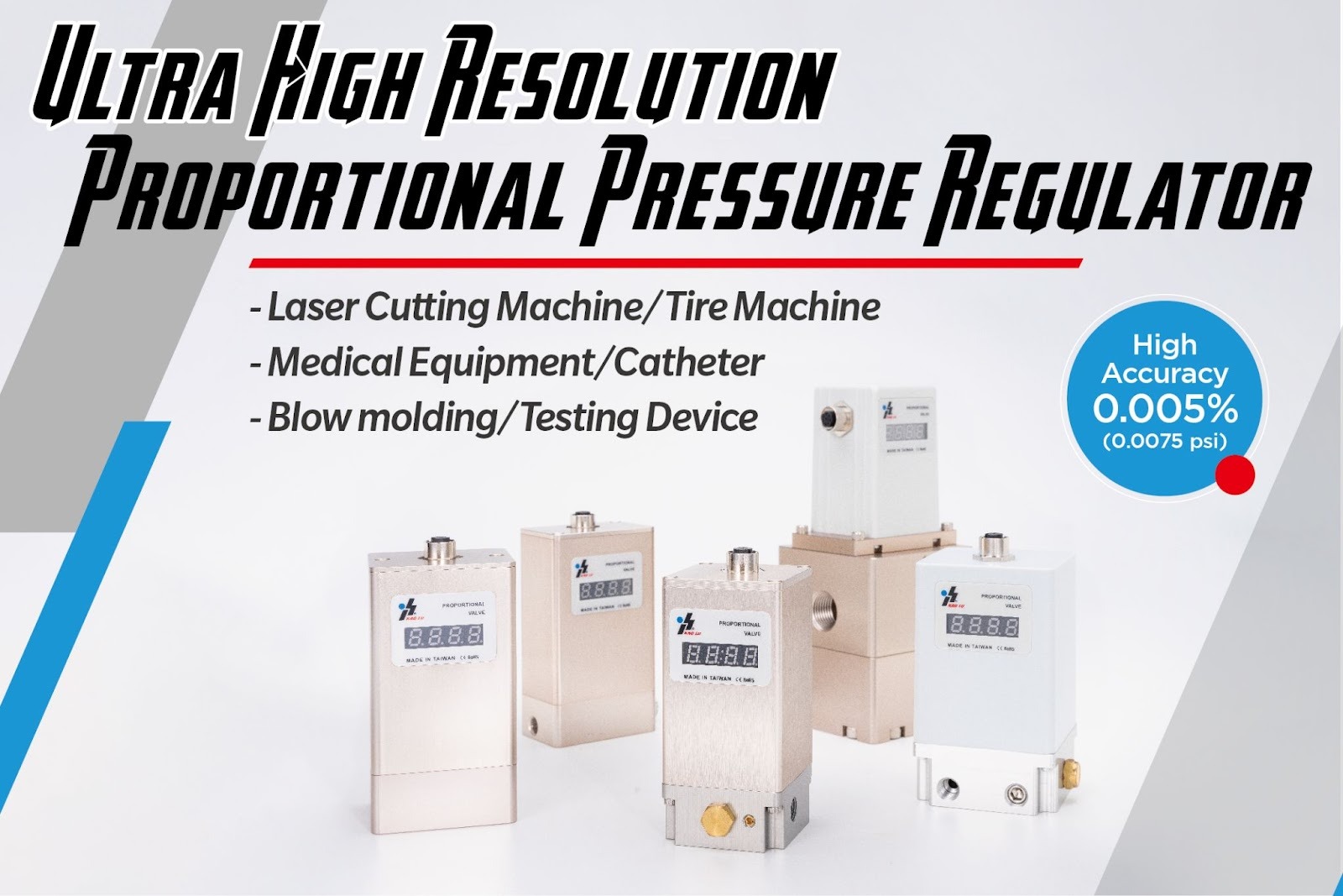 Chemical Processing And Electronically Controlled Pressure Regulator