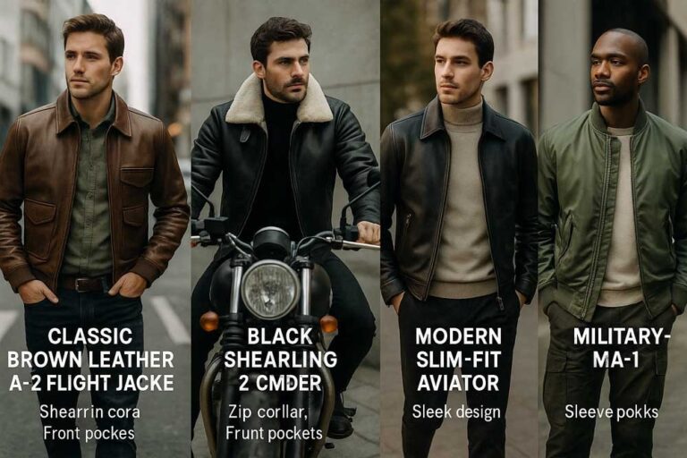 The 5 Types of Men's Aviator Jackets