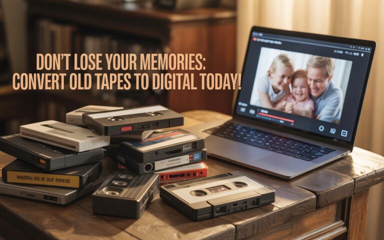 Don’t Lose Your Memories Why Converting Old Tapes to Digital Is More Important Than Ever