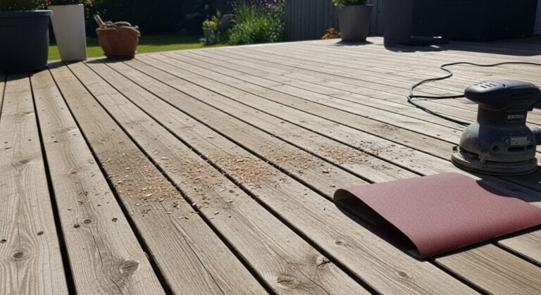 How Do You Sand a Deck