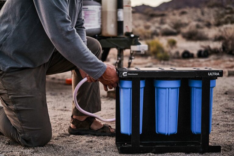 RV water filter system